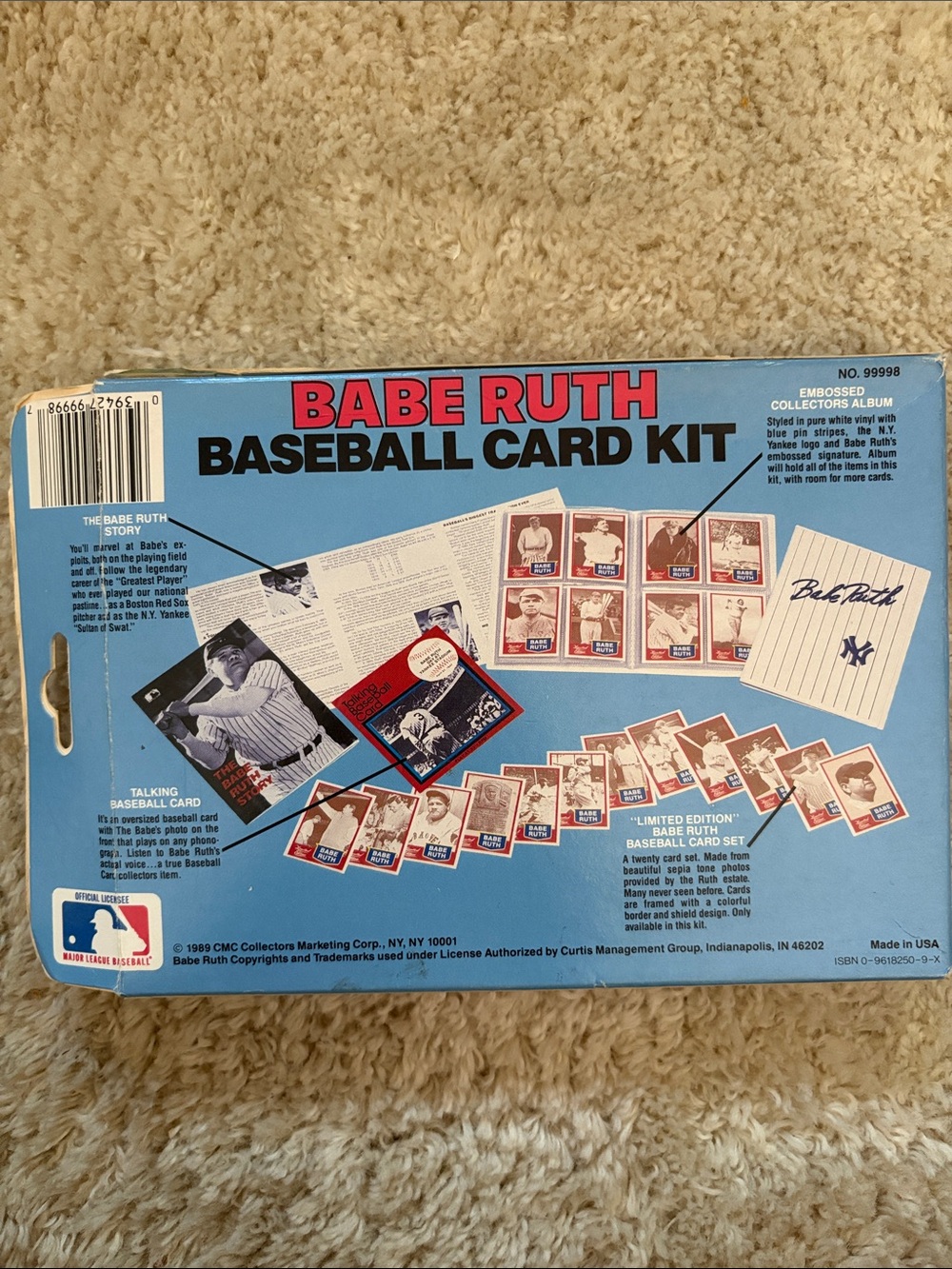 Baseball Card Kit - Babe Ruth - Picture 2 of 6